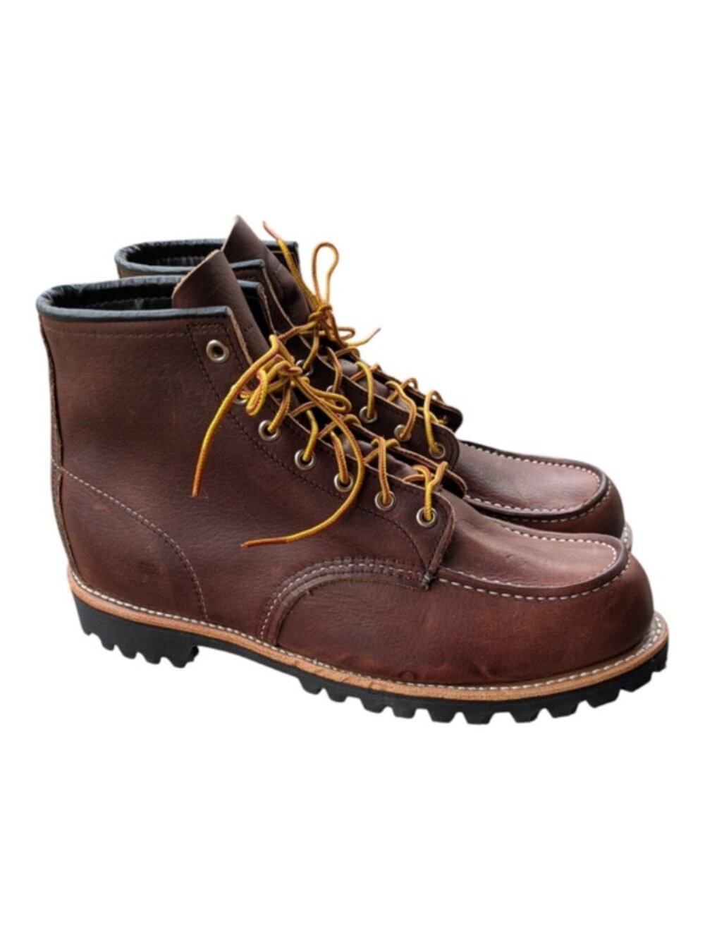 Red Wing Heritage 6'' Roughneck Leather Boots Briar Oil Slick Size 11 NWOT